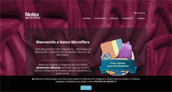 Desktop Screenshot of microfibras.com